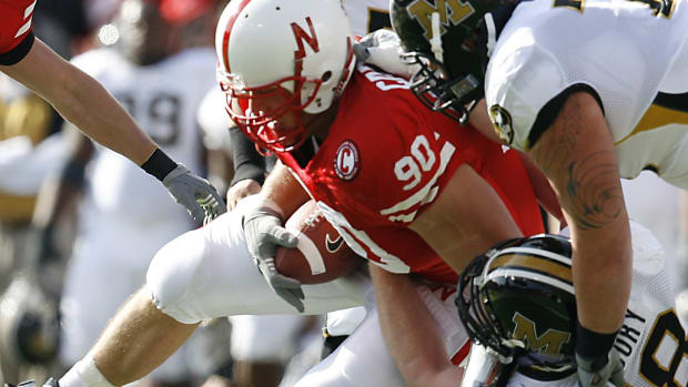 Adam Carriker interception vs Missouri 2006